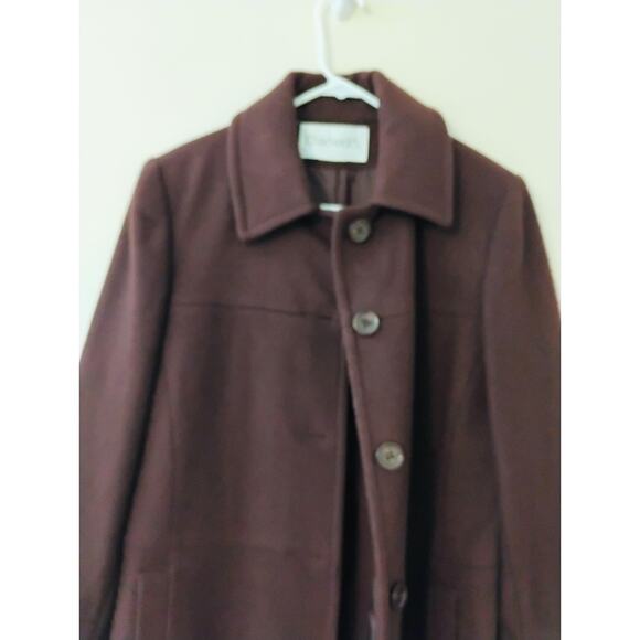 Plumb Colored Wool Blend Women's Blazer fun Chadwick's. Small. Office Attire. - Picture 2 of 14